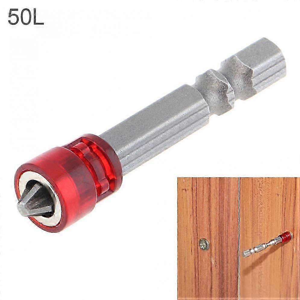 S2 Tool Steel Single Cross Screwdriver Bits with Magnetic Circles and Hex Shank Fit For Power Drill