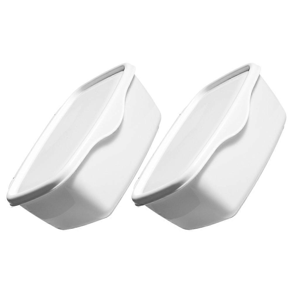 Portable 2 Pack Sealed Wipes Storage Containers with Dustproof Lid – Compact Lightweight PP Tissue Dispenser for Car, Travel, and Outdoor Use – Holds