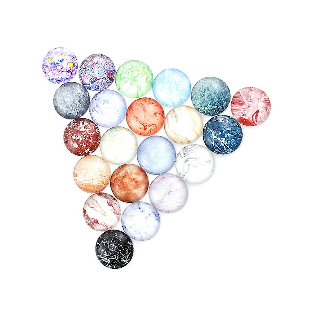 50pcs Mixed Color Marble Crystal Pattern Glass Stickers for DIY Jewelry, Earring Crafting & Decorative Decals – Unique Design for Special Occasions
