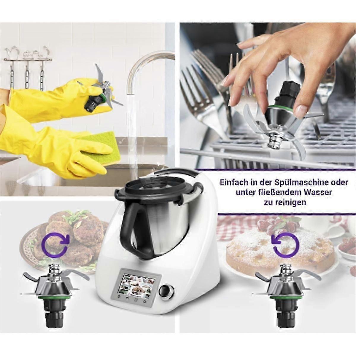 להב חלופי עבור Vorwerk Thermomix TM5 TM6 אביזרי מעבד מזון סכין נירוסטה Hea