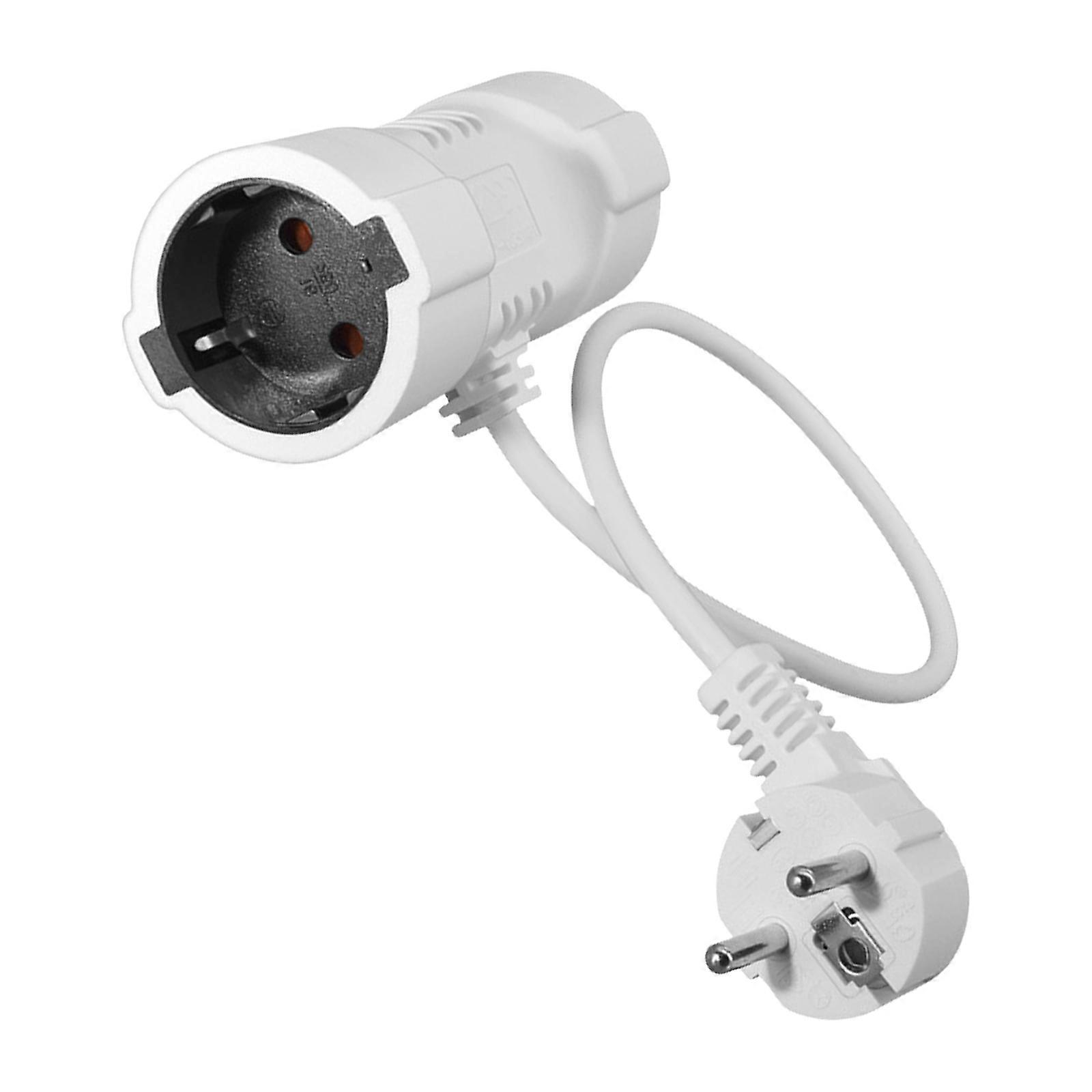 Sturdy Double Socket Power Extension Cable 16A 250V Plastic Conductors Home Accessory for Enhances Durability Use Multicolor