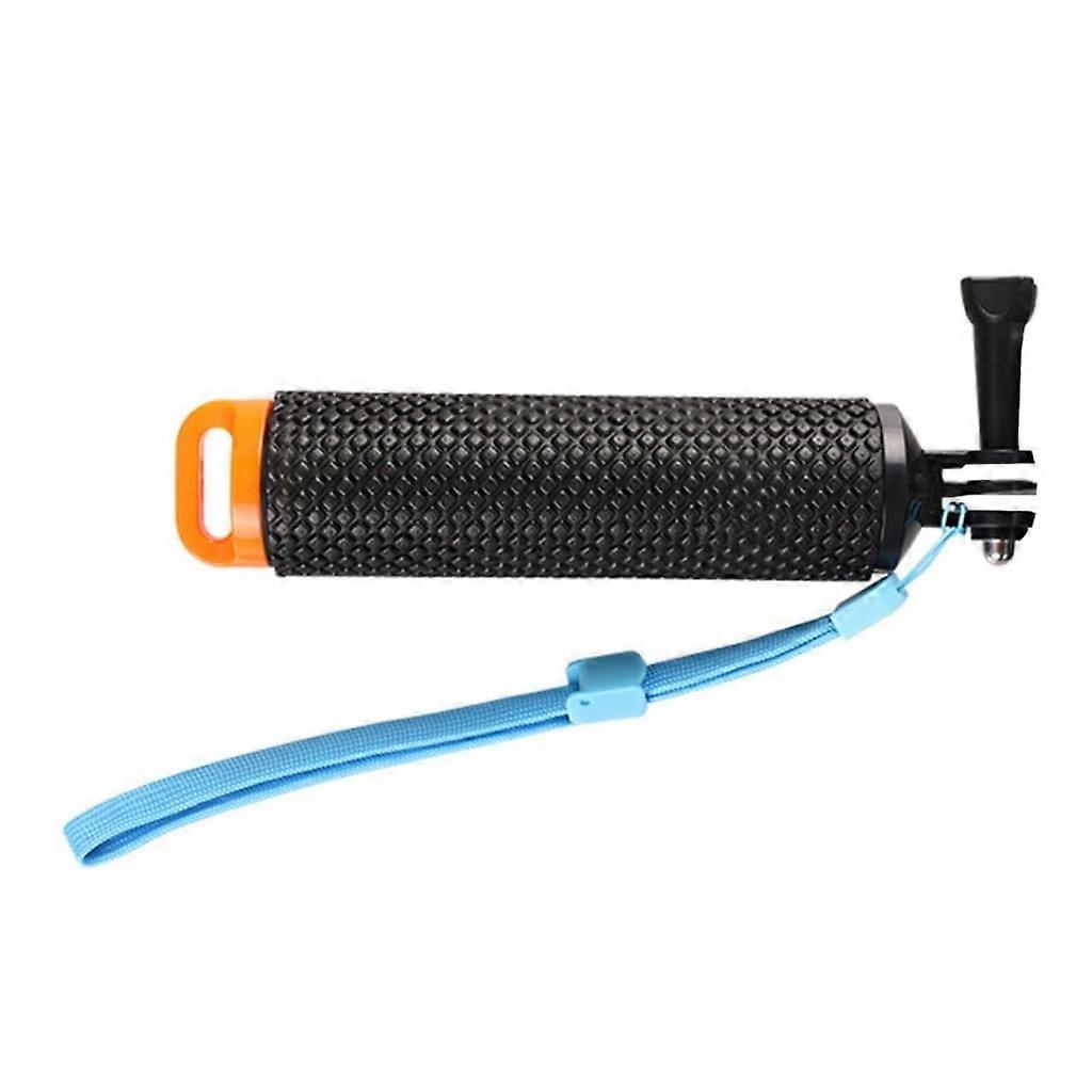 Waterproof Floating Grip For Action Camera Accessories, Textured Non-Slip Handle, Water Sports, Orange #FF6600