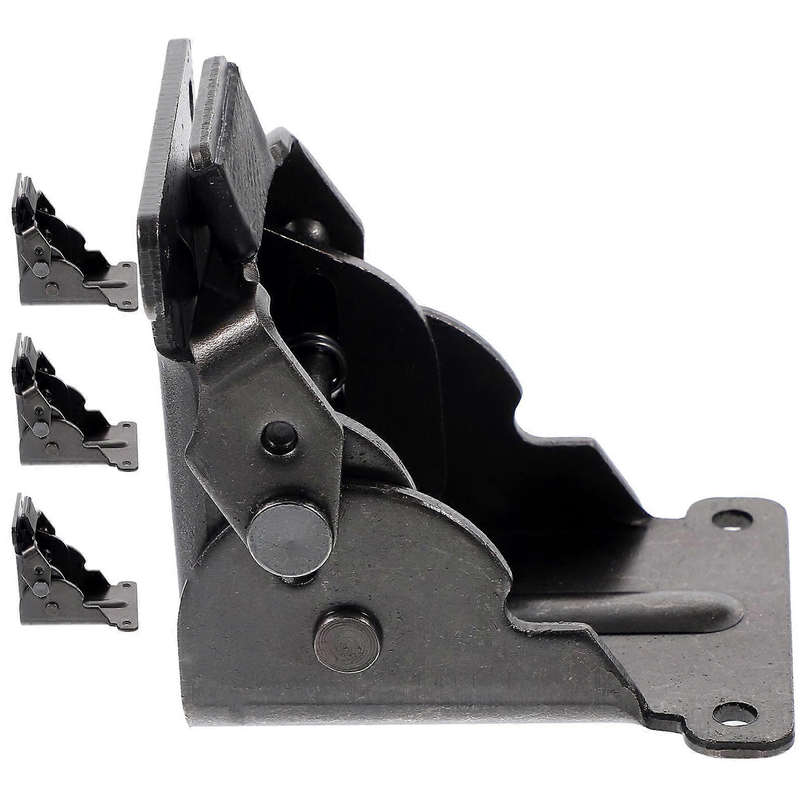 Folding Spring Hinge Garage Door Spring 90 Degree Positioning Hinge Galvanized Durable 4Pcs