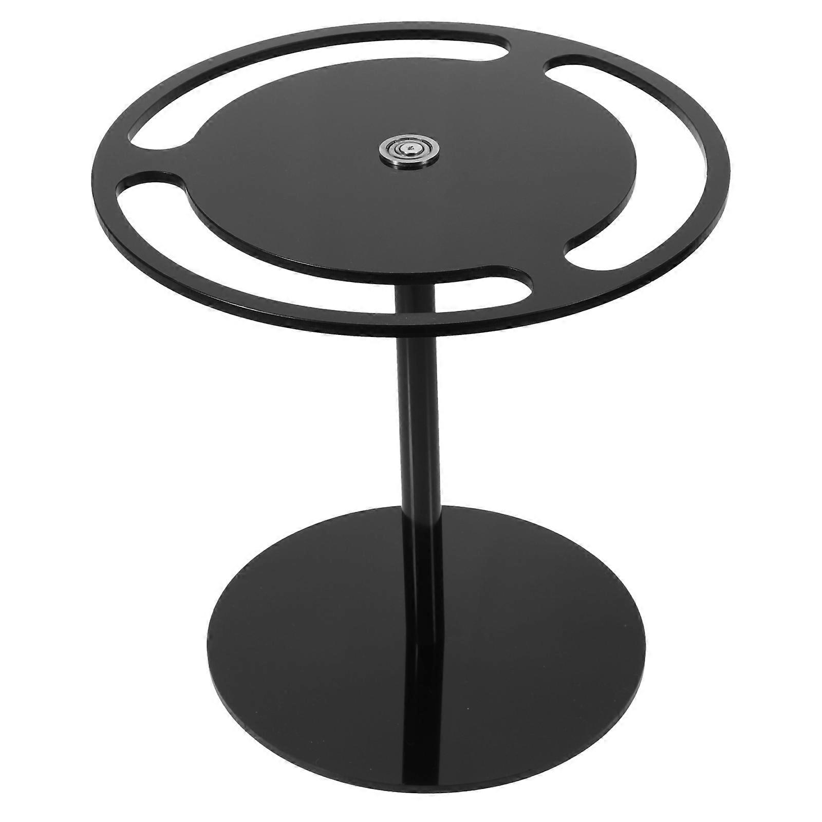 Acrylic Rotating Sunglasses Display Rack Black Eyewear Organizer Stand for Glasses and Ski Goggles Storage Non Deforming Material Optical Display