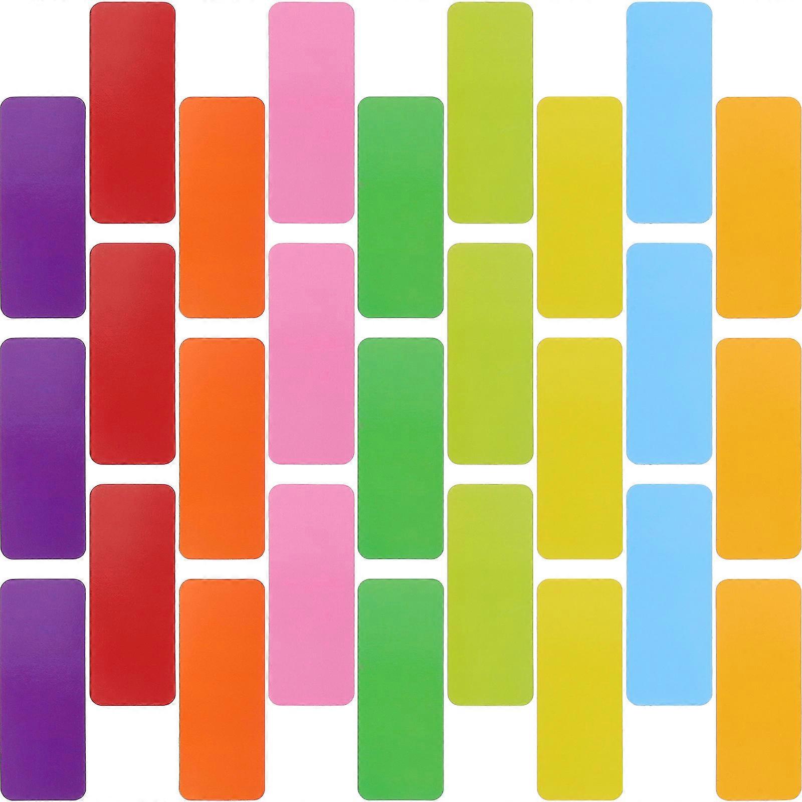 Magnetic Dry Erase Labels for Whiteboard and Fridge Assorted Color Resin Soft Magnet 72 Pieces Small Size