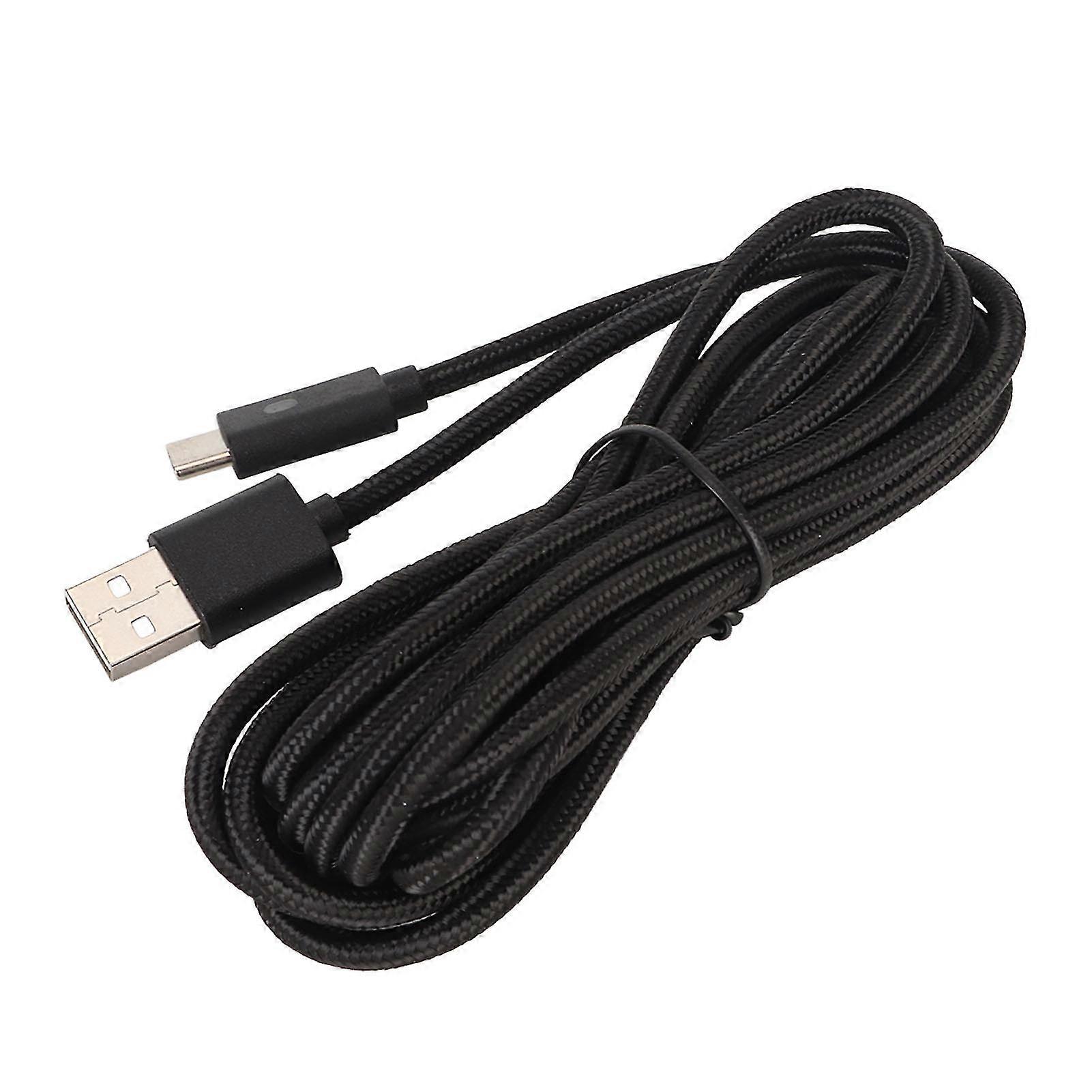 2025 for Xbox Series Charging Cable Nylon Braiding Fast Charging USB Type C Charger Cord with LED Indicator for PS5 9.8ft