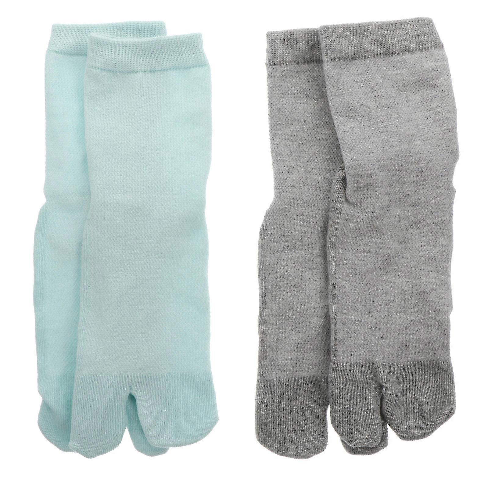 Here's a refined and professional product description based on your input:

 

**Women's Non Slip Breathable Summer Mesh Toe Socks – 2 Pairs