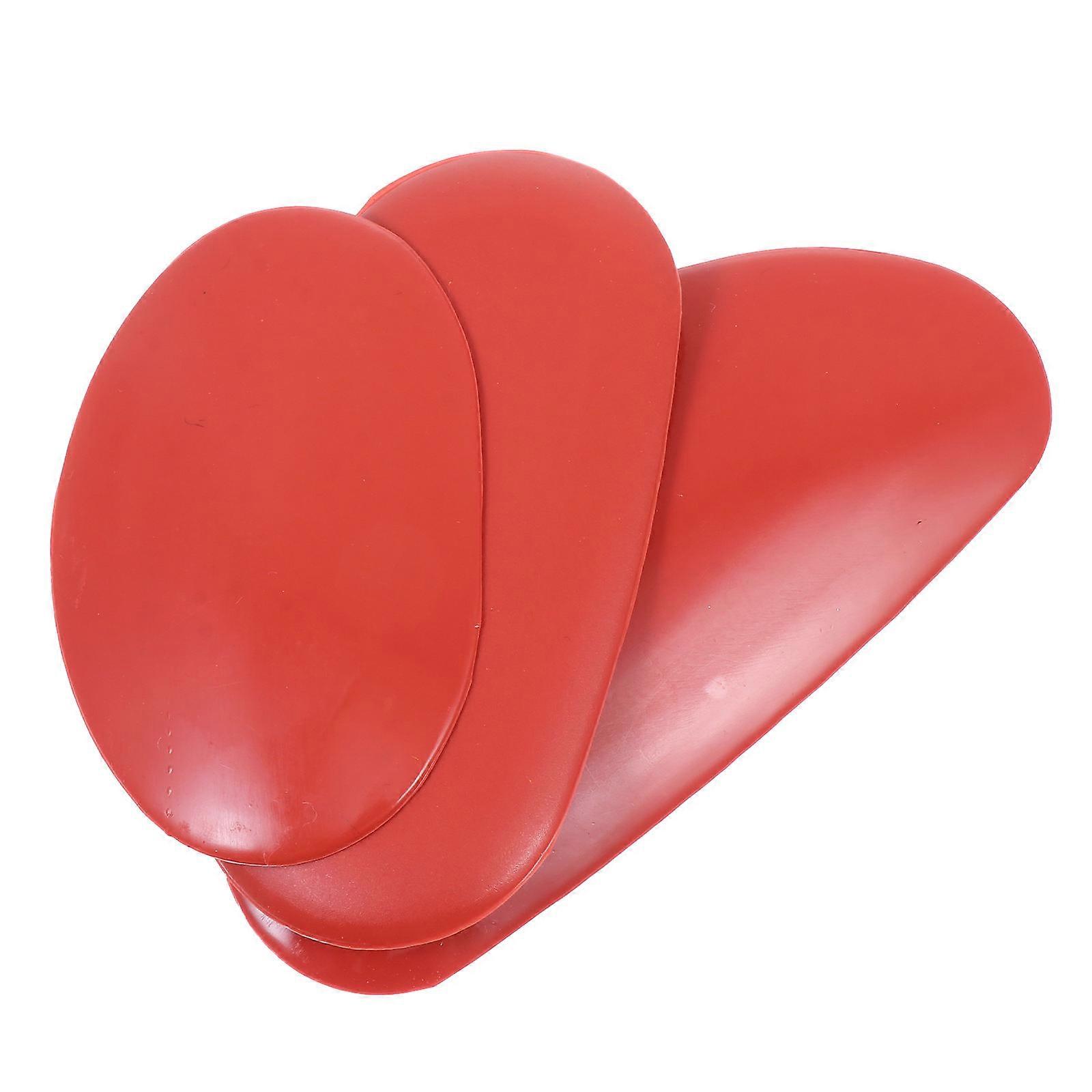 Professional Clay Modeling 3Pcs Durable Scrapers Suitable For Art Creation And Craft Making 10.5x5.5cm Red