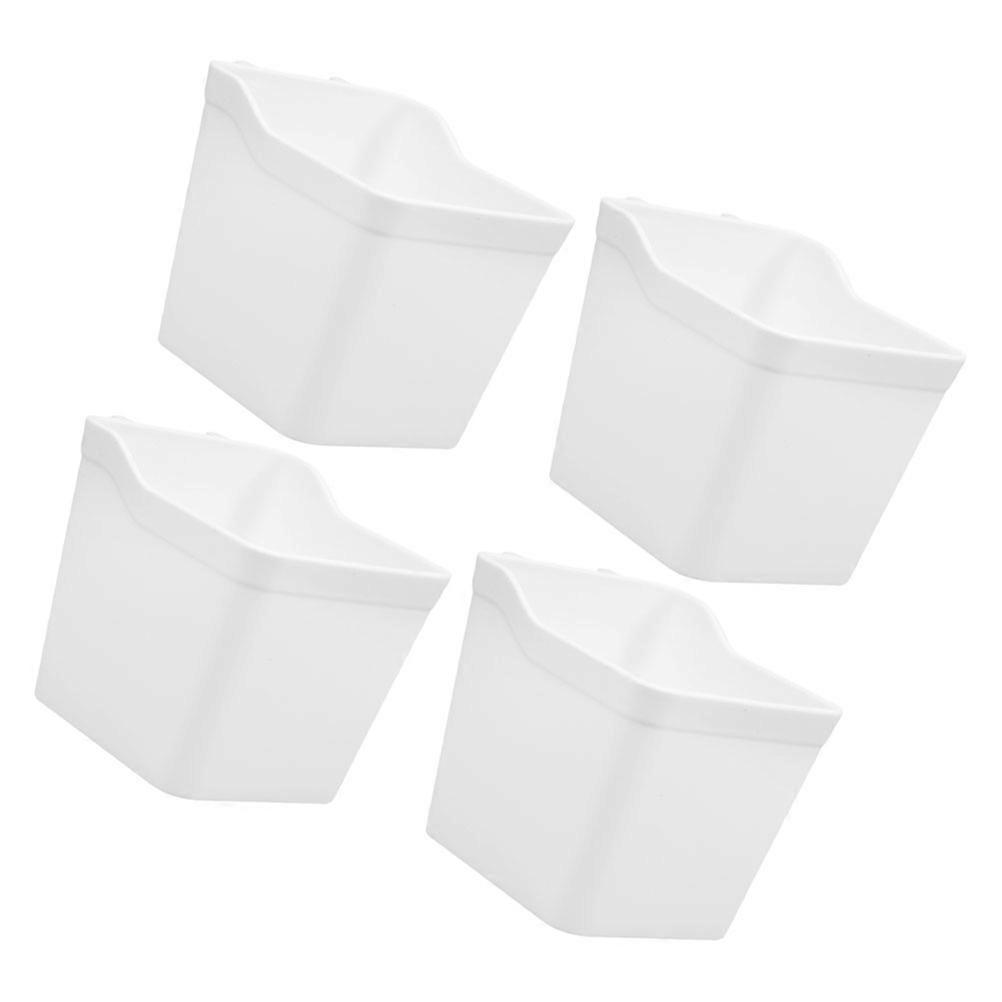 4pcs Hanging Cup Storage Organizers for Pegboard – Space Saving Design, Easy Installation, Ideal for Kitchen, Craft Room, or Playroom
