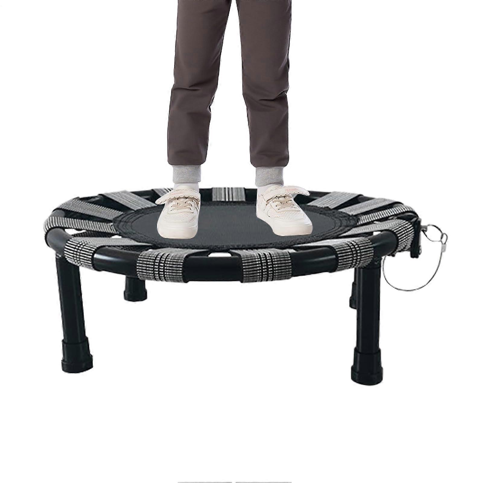 Kindertrampolin | Round Folding Portable Fitness Trampoline for Kids, Indoor Activity for Girls, 37 Inch, Safe Design