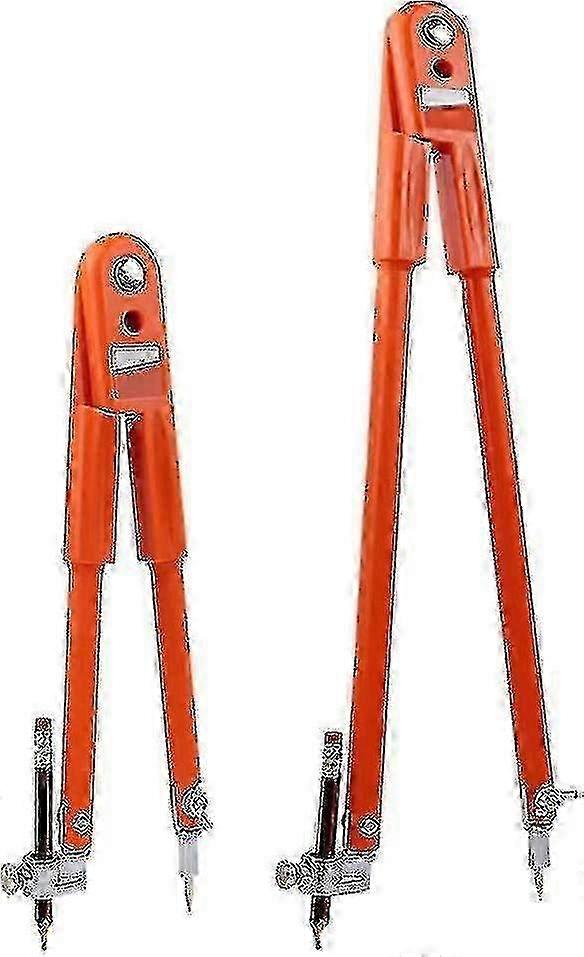 Professional Woodworking Compass with Large Diameter, Adjustable Dividers for Marking and Scribing, Geometry Tool for Carpentry and Drafting
