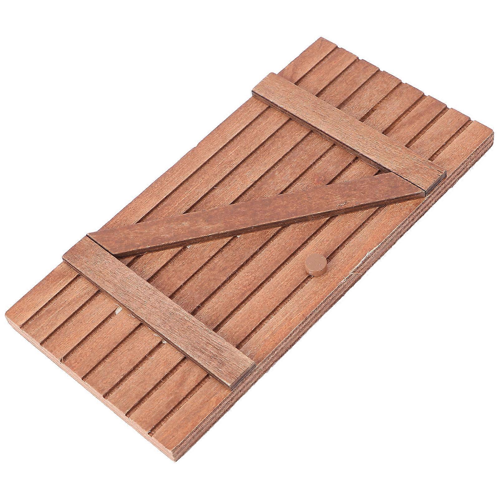 Elegant Miniature Door Decoration, Enhances Visual Appeal of Mini Houses