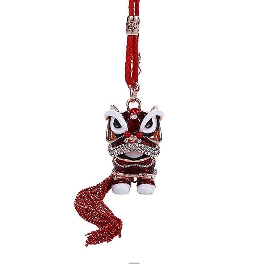 Unique Lion Shape Hanging Pendant Car Key Chain For Backpack Pendant Assorted Color 1Pack