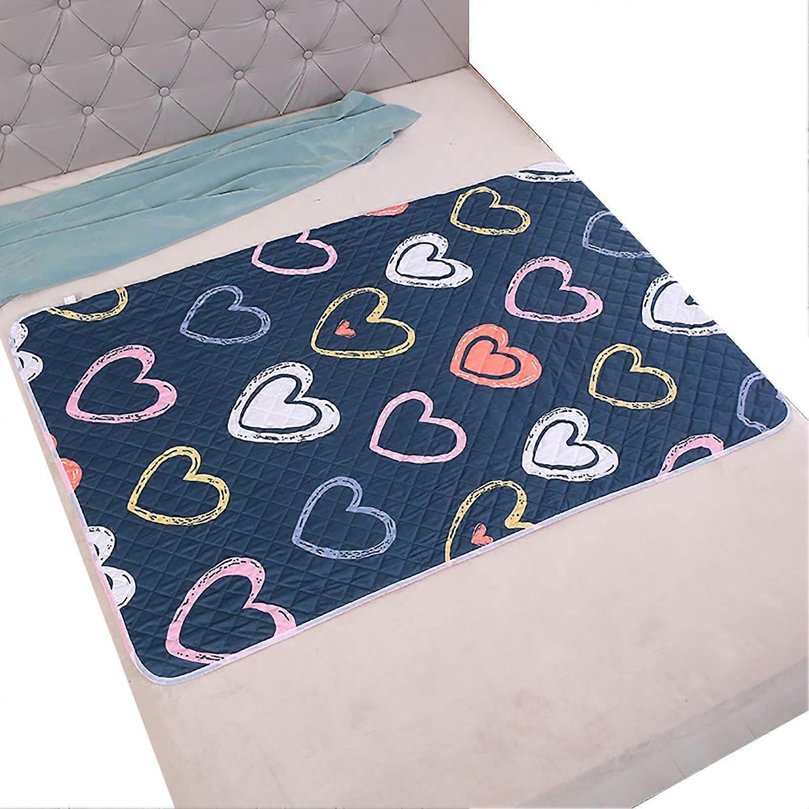 Washable Waterproof Bed Pad for Incontinence, Reusable Absorbent Underlay