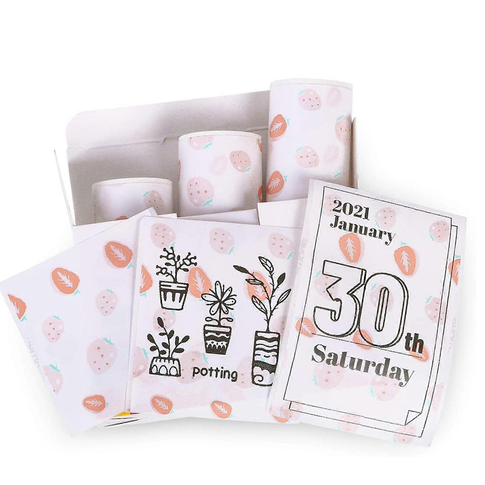 For Phomemo T02 3rolls Bluetooth Printer Thermal Paper Label Paper