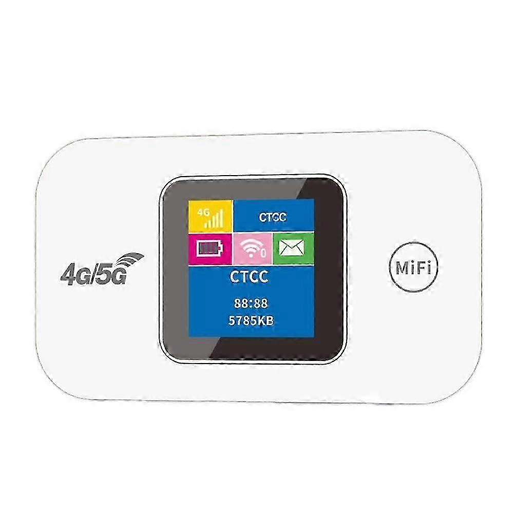 Portable 4G Wireless Router with Free WiFi for Phones & Tablets