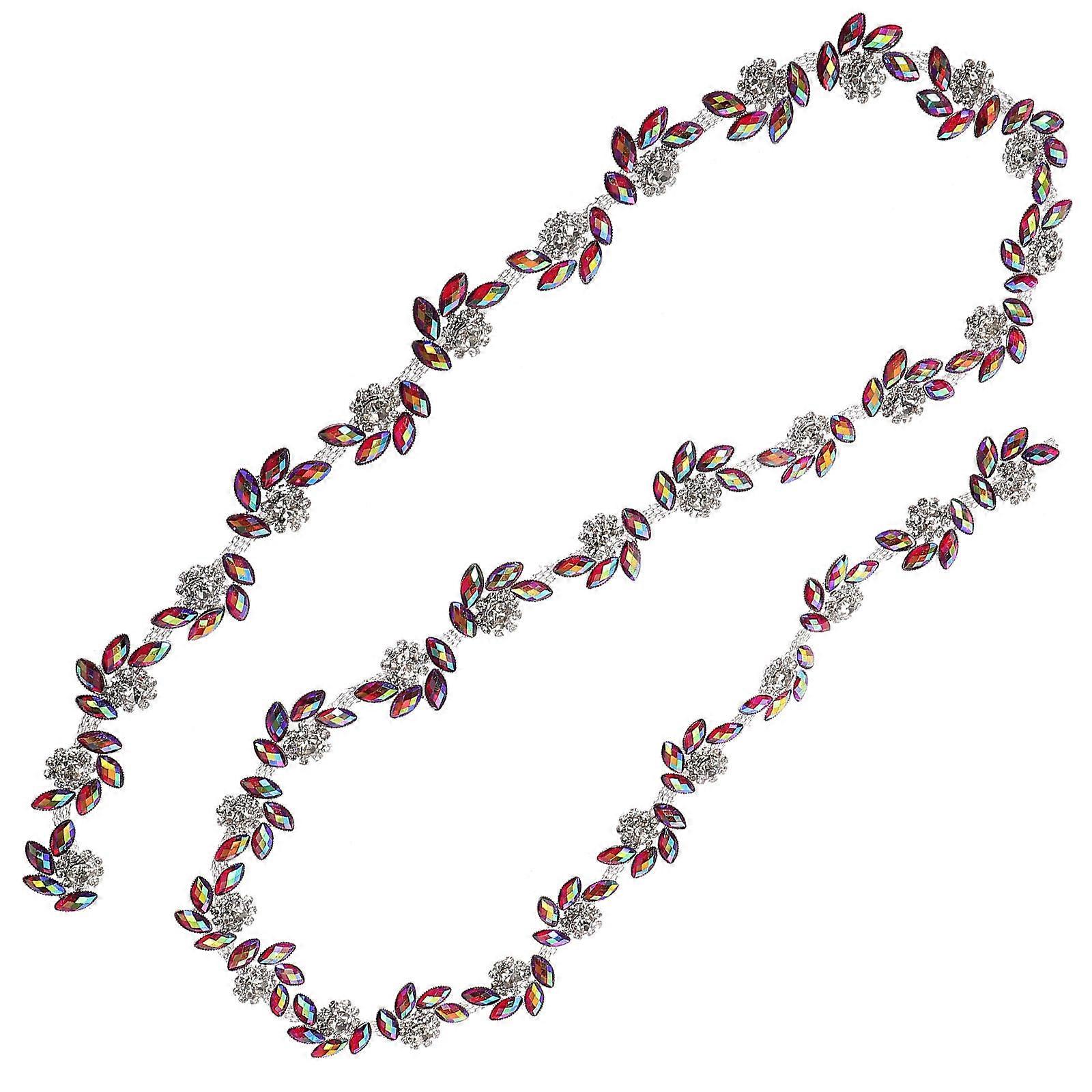 Wedding Rhinestone Applique Decorative Patch For Formal Occasions 1Set