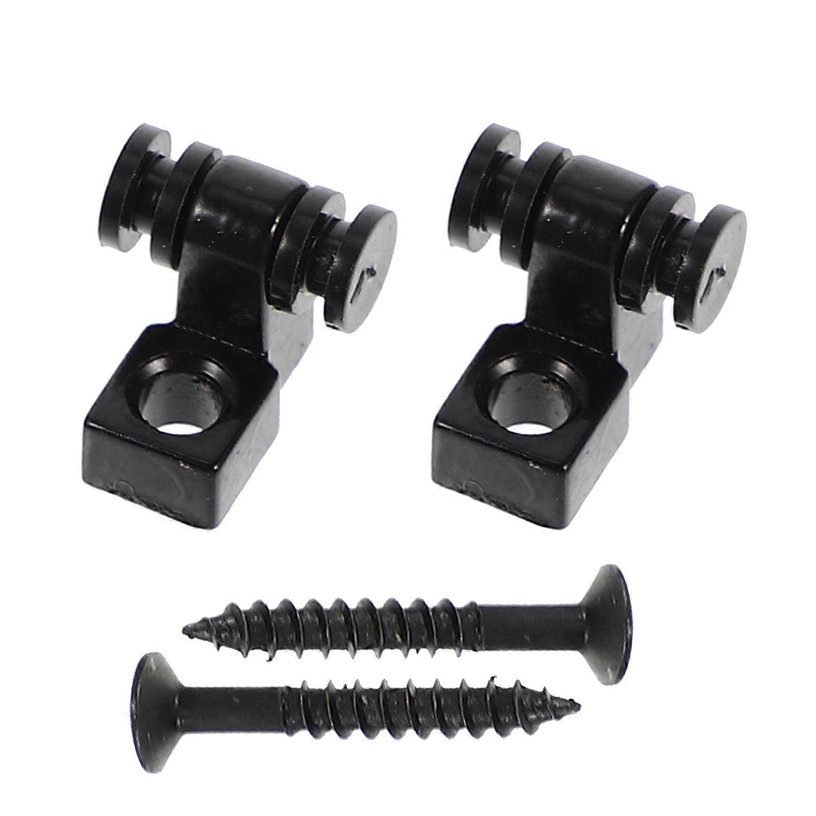 Electric Guitar String Retainers (2 Sets) – Durable Roller String Trees for Headstock Wear Prevention and Guitar Maintenance