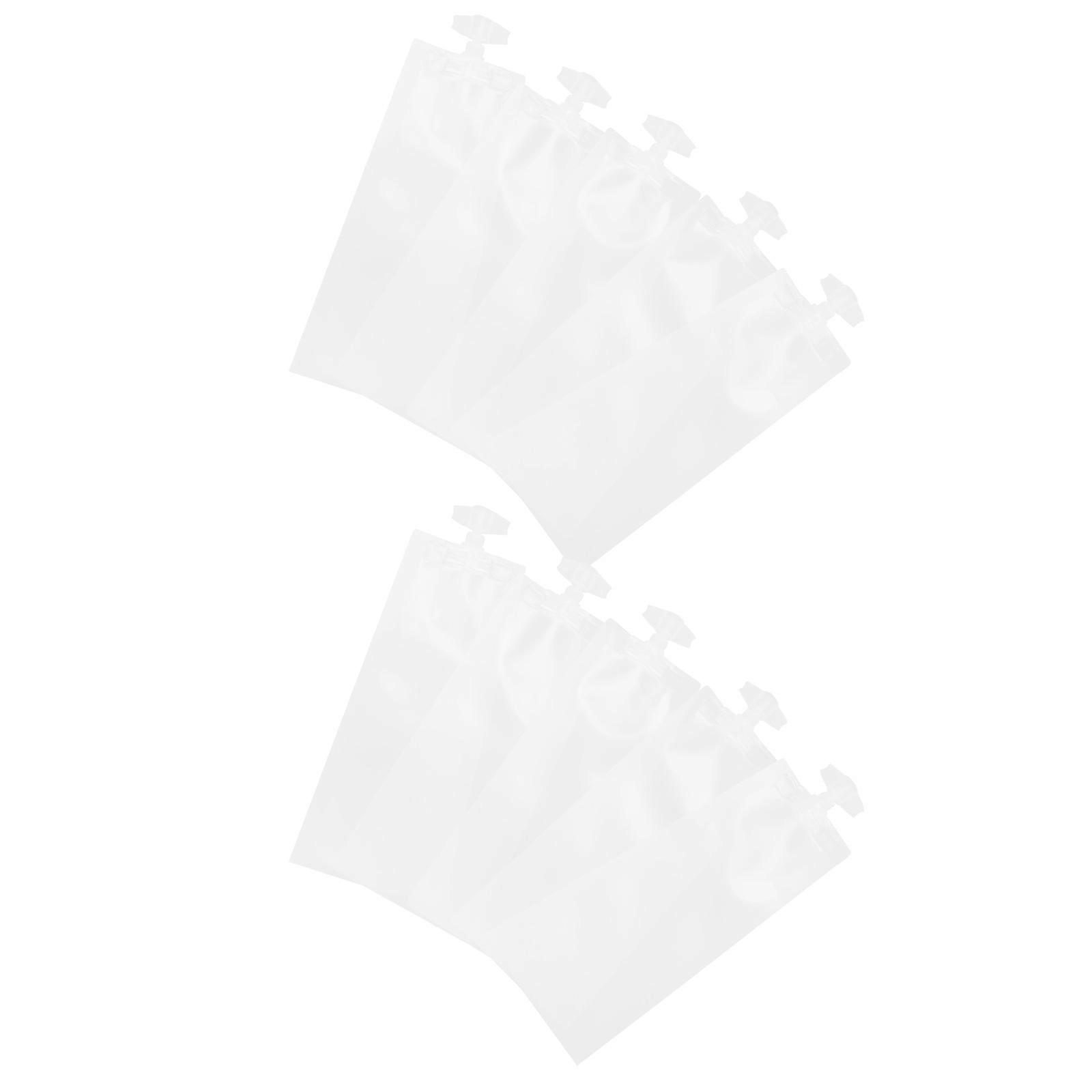 Rectangular Leak-Proof White Sample Packaging Bag For Cosmetics Container Suitable For Gym Bag Featuring Travel-Friendly 1 Set