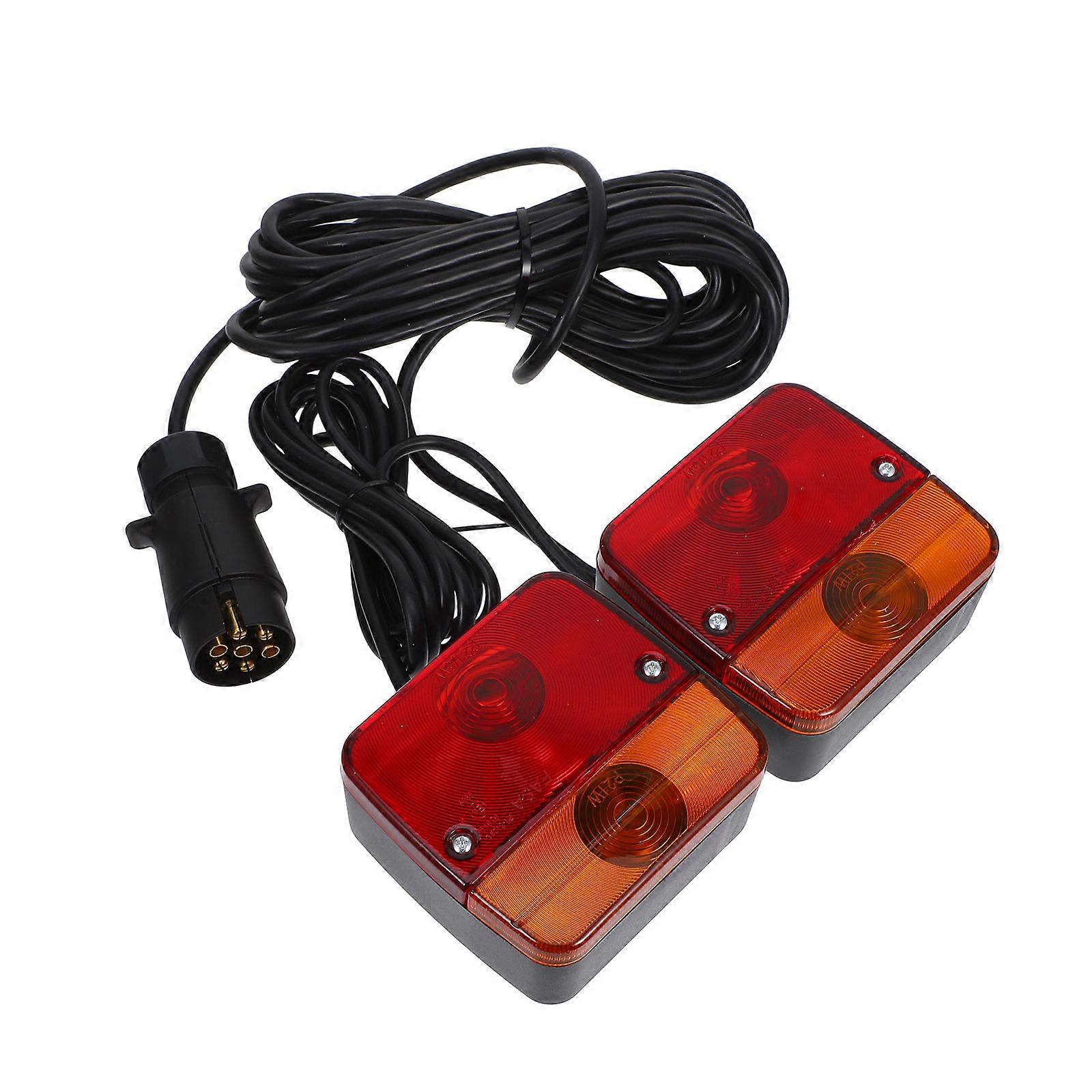 High Brightness Magnetic Mount Trailer Tail Light with Easy Installation for Various Trailers Durable Car Brake and Marker Light