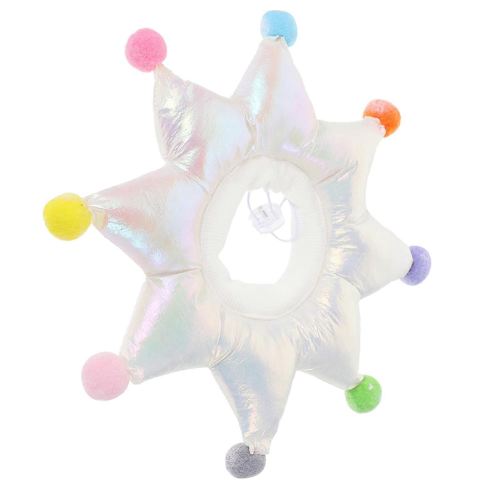 Circular Cat Neck Protector For Postoperative Care Featuring Waterproof Design And Preventing Biting 1Set