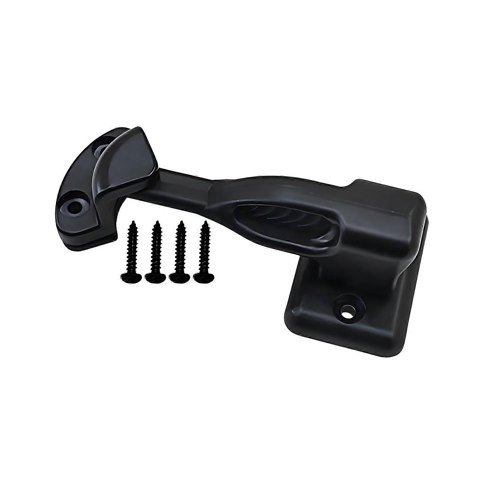 Schubladenverschluss - Robustes Schubladenschloss für Reisemobile, Schwarz, für Küche, Boot, Anhänger und Kühlschrank