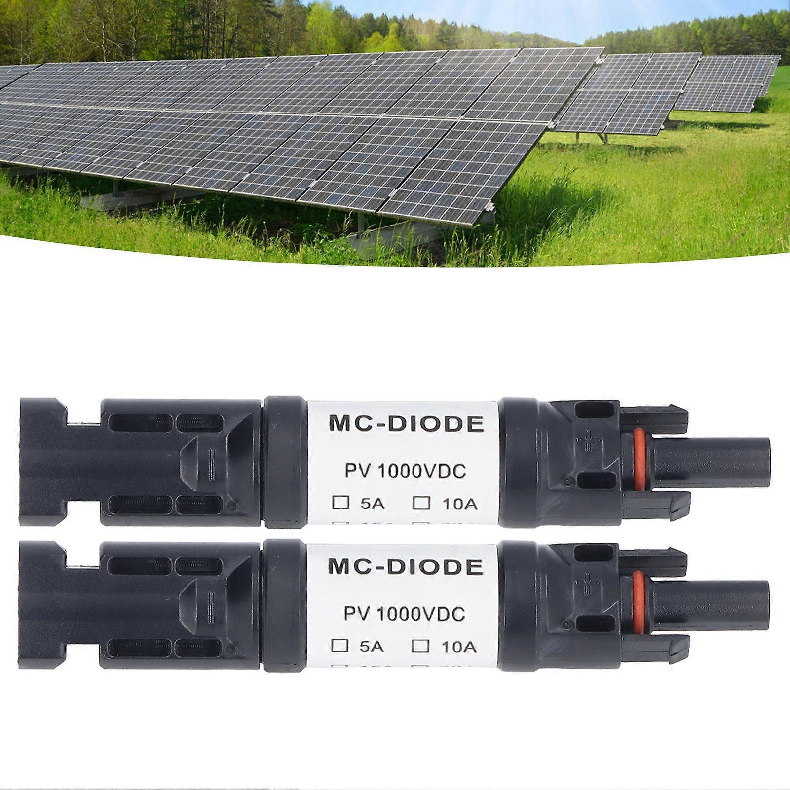 MC‑20D 1000V Solar PV Connector IP68 Waterproof Solar PV Fuse Holder for Solar Panel Connection