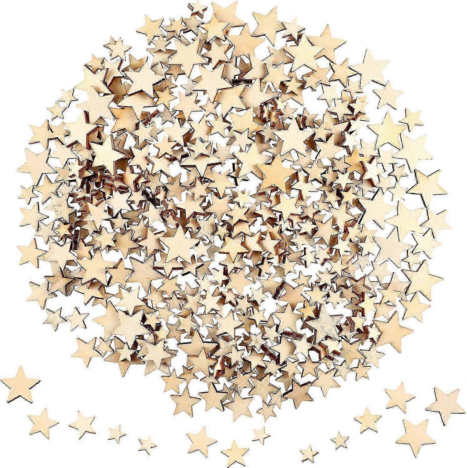 400 Pieces Mini Star Slice Set for DIY Crafts & Table Decor - Colorful Decoration Supplies for Creative Projects