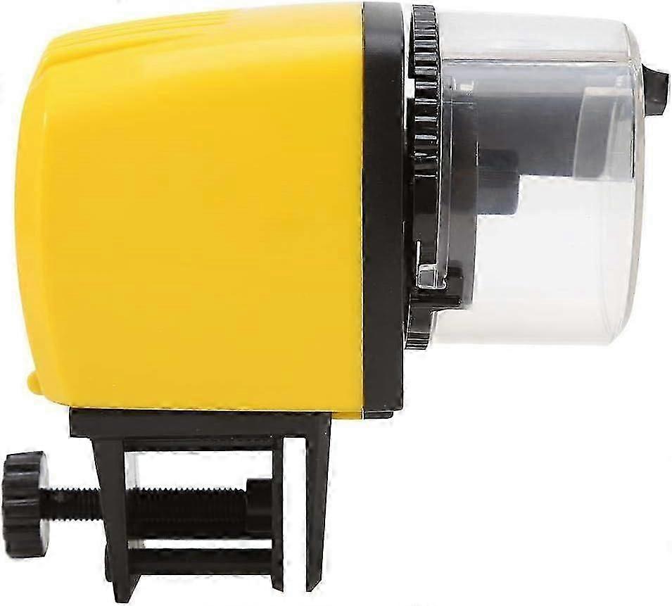 Automatic Fish Feeder, Adjustable Timer Electrical Plastic Feeder for Aquariums