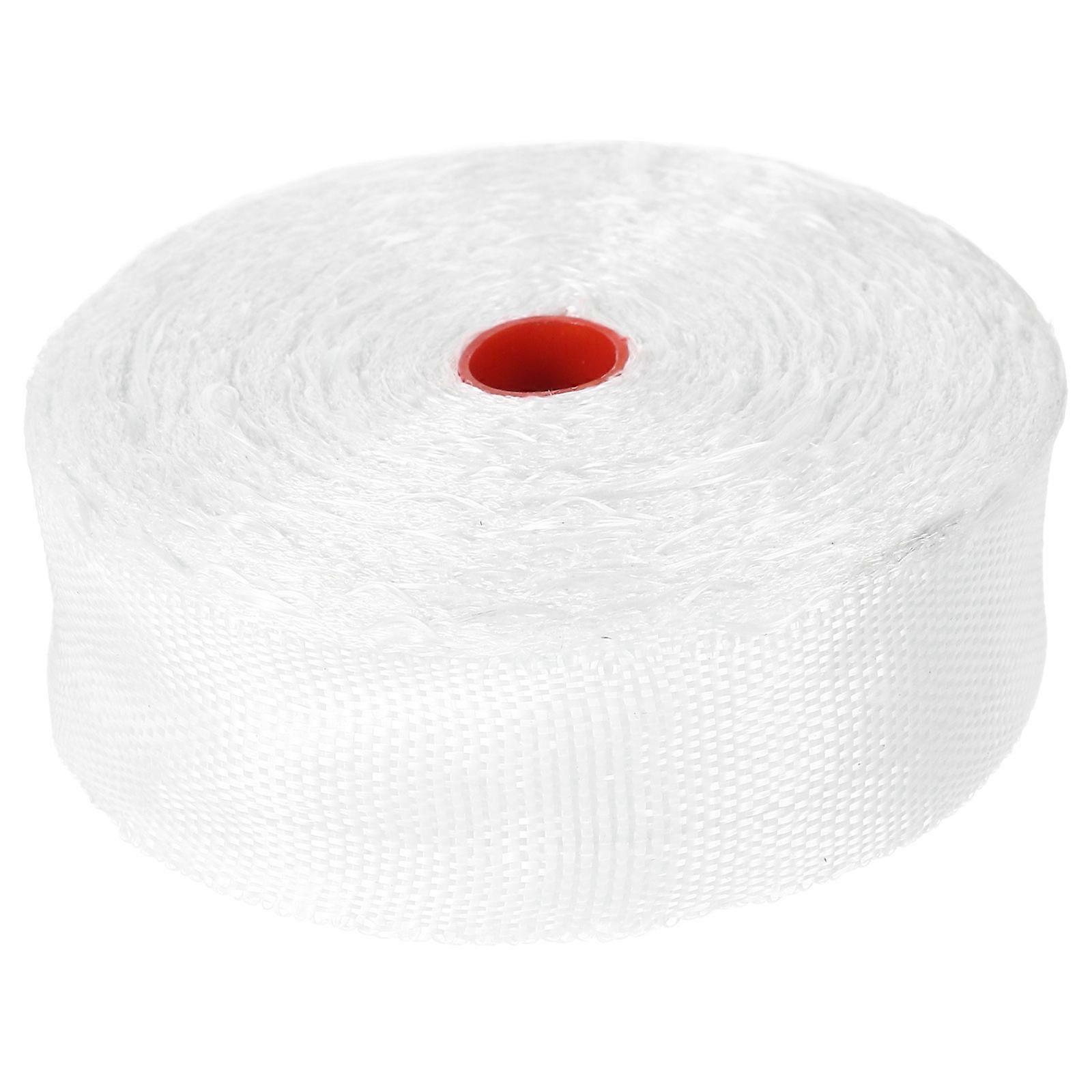 Fiberglass Cloth Tape for Wrapping White High Temperature Resistance Flexible and Easy to Use 1 Roll