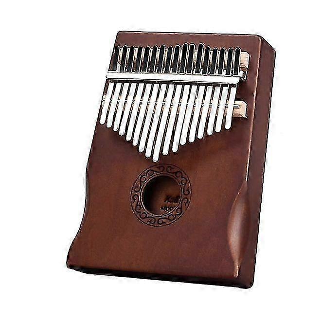 Pianino kciukowe 17 z drewnem mahoniowym