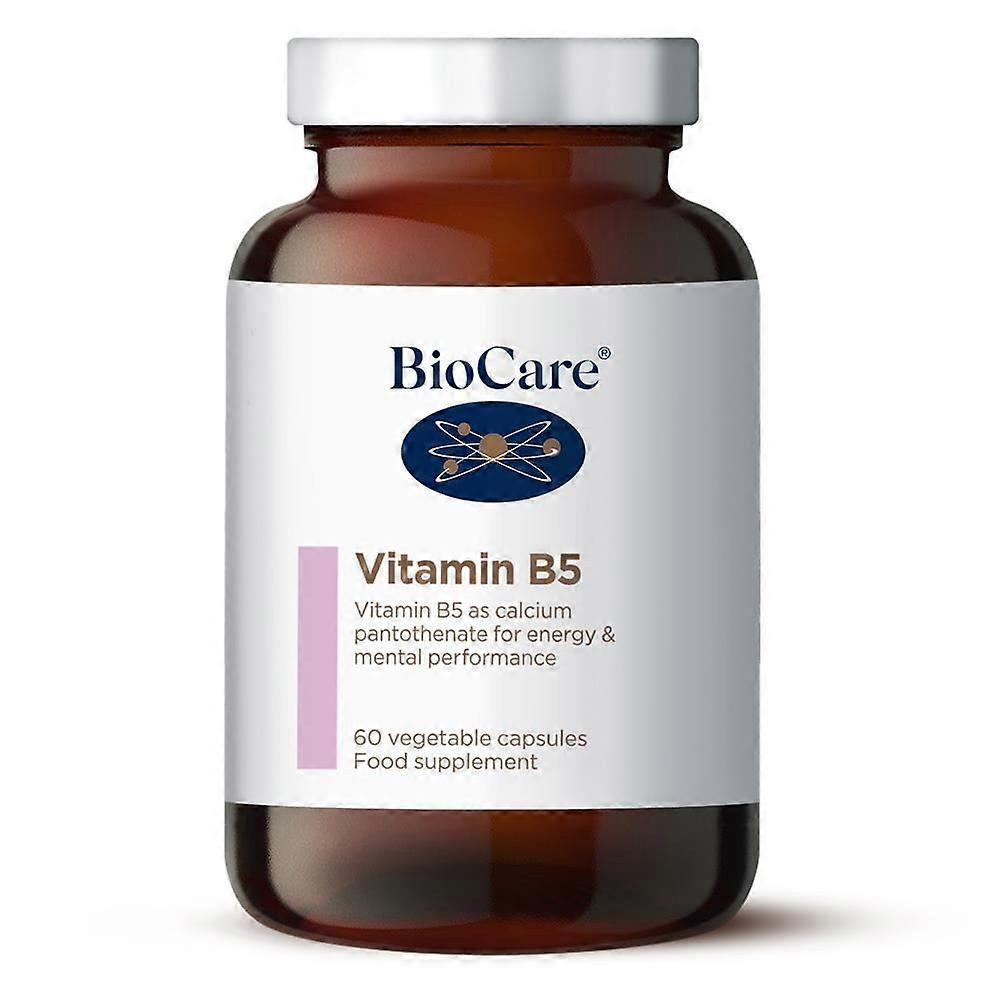 Biocare Vitamin B5 60 Capsules - 3 Pack