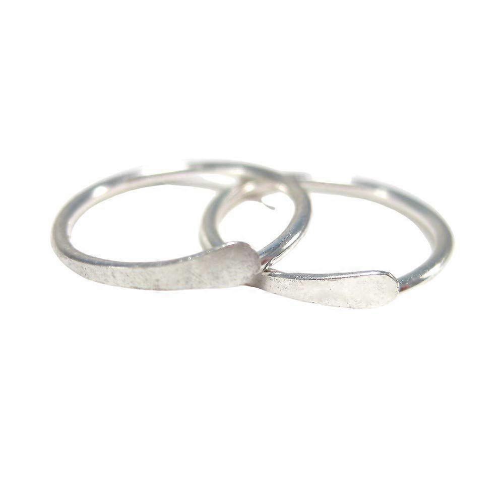 Winzig Einfache Silber Knorpel Hoops Oberes Ohr Piercing