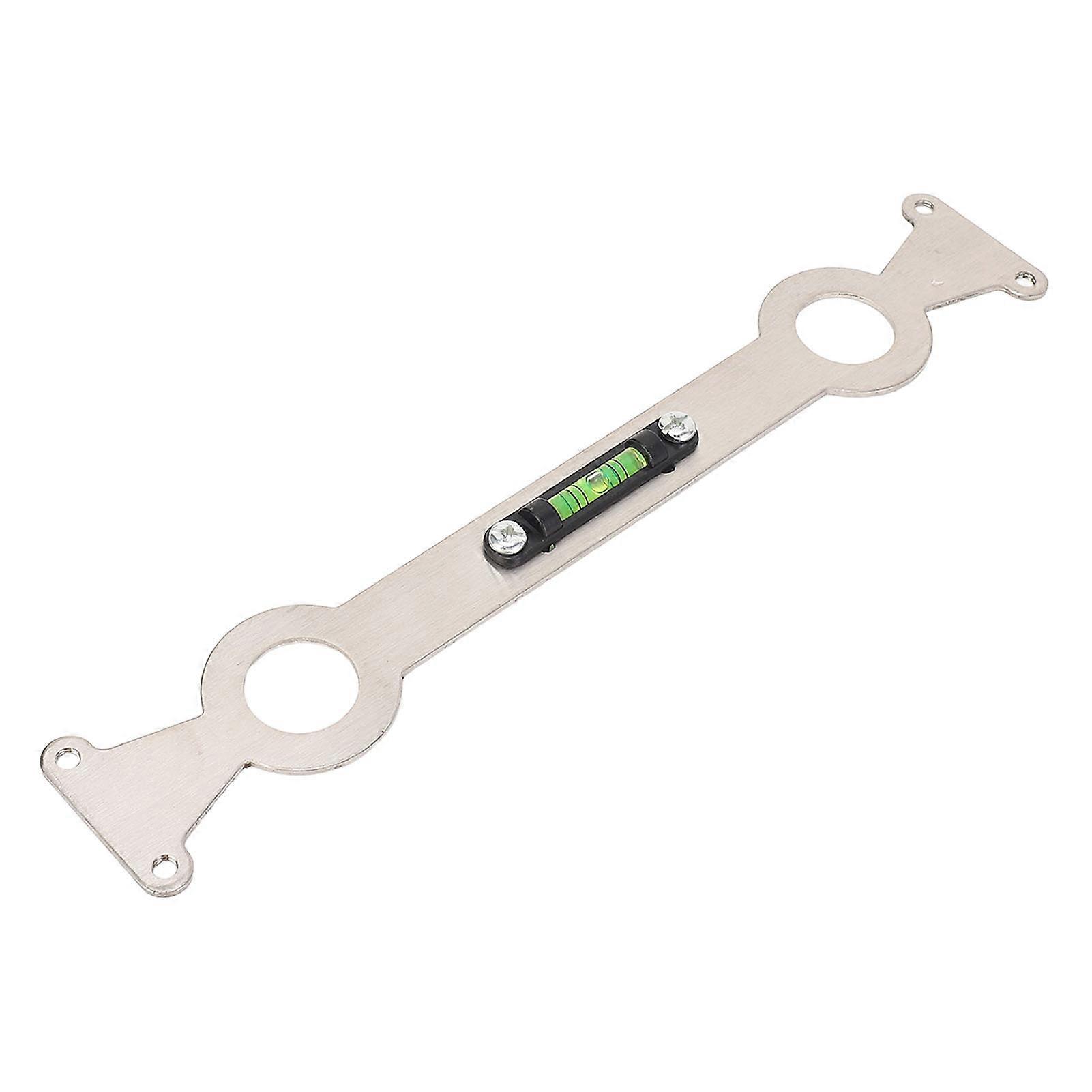 2 Set Stainless Steel Hot & Cold Water Pipe Leveler Adjustable