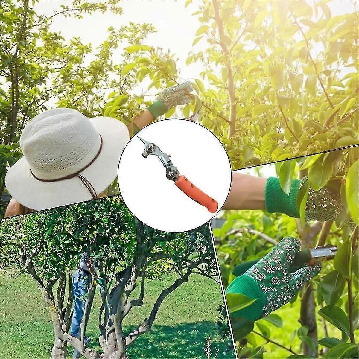 Tree Bark Ring Cutter Adjustable Garden Tree Branches Cutter Trimming Tool Bark Girdling Cutter for Pruning Bark,A