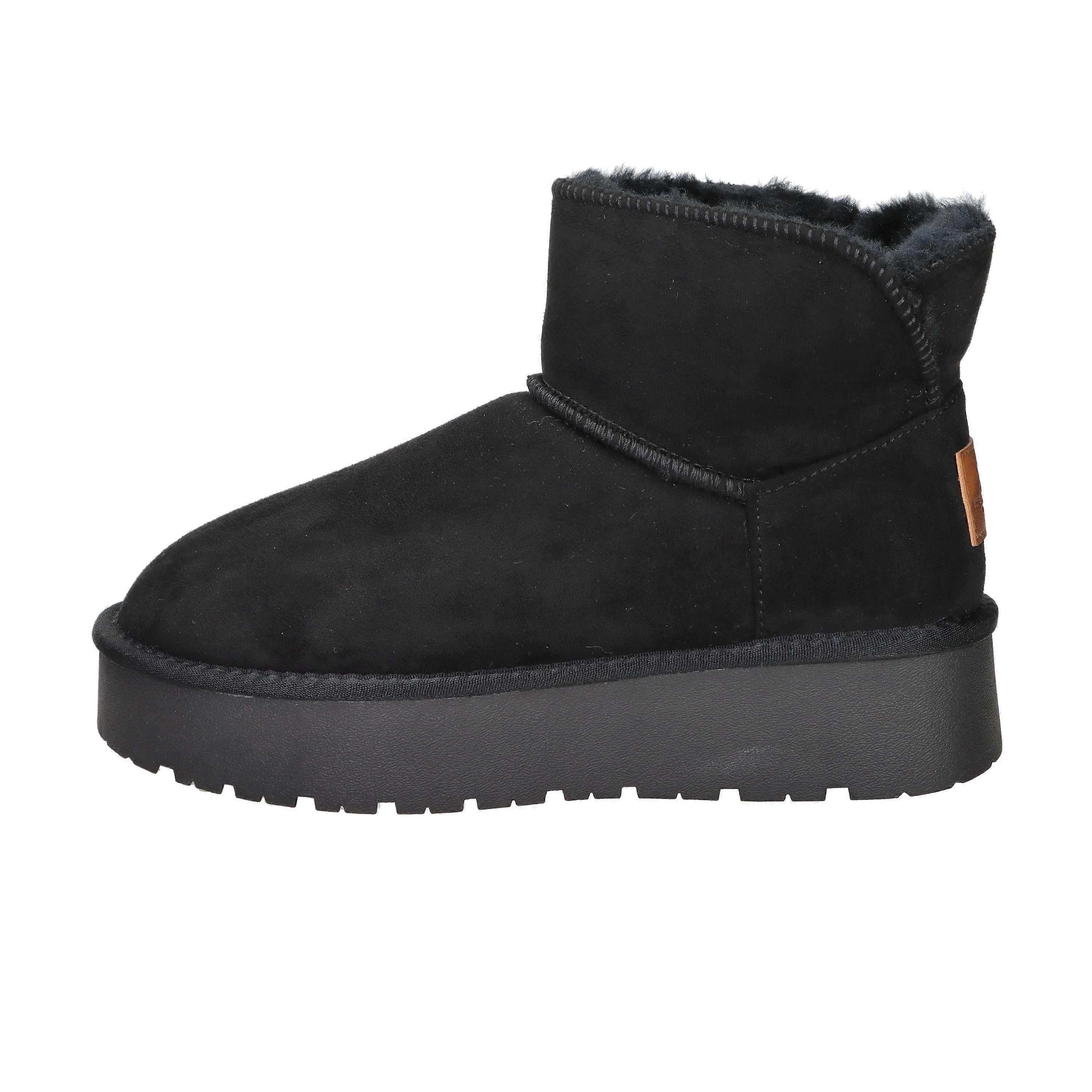 Bottines compensées en 142197 noir