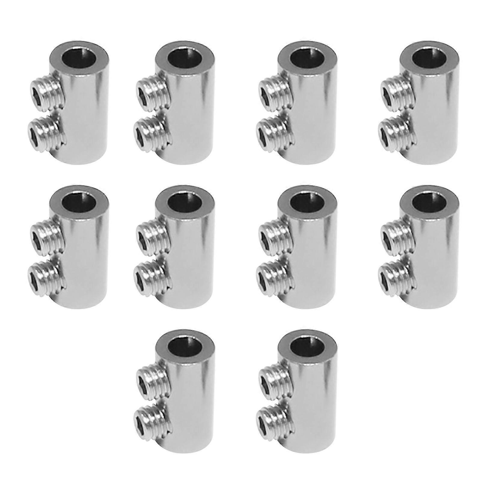 10Pcs Wire Rope Cable Clamps Multipurpose Easily Install Wire Rope Clips