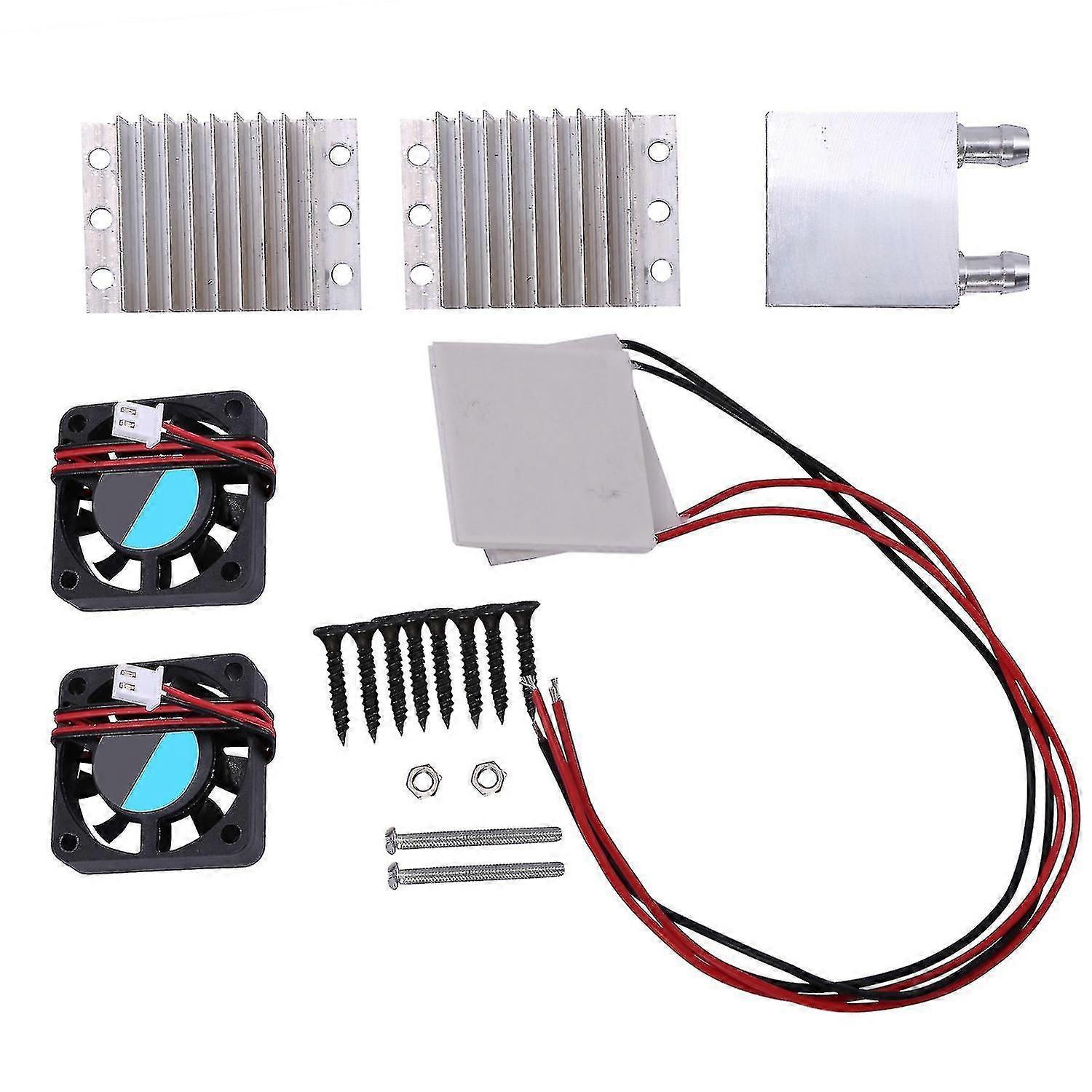 peltier cooling system diy kit with tec1-12706 coolers and fan