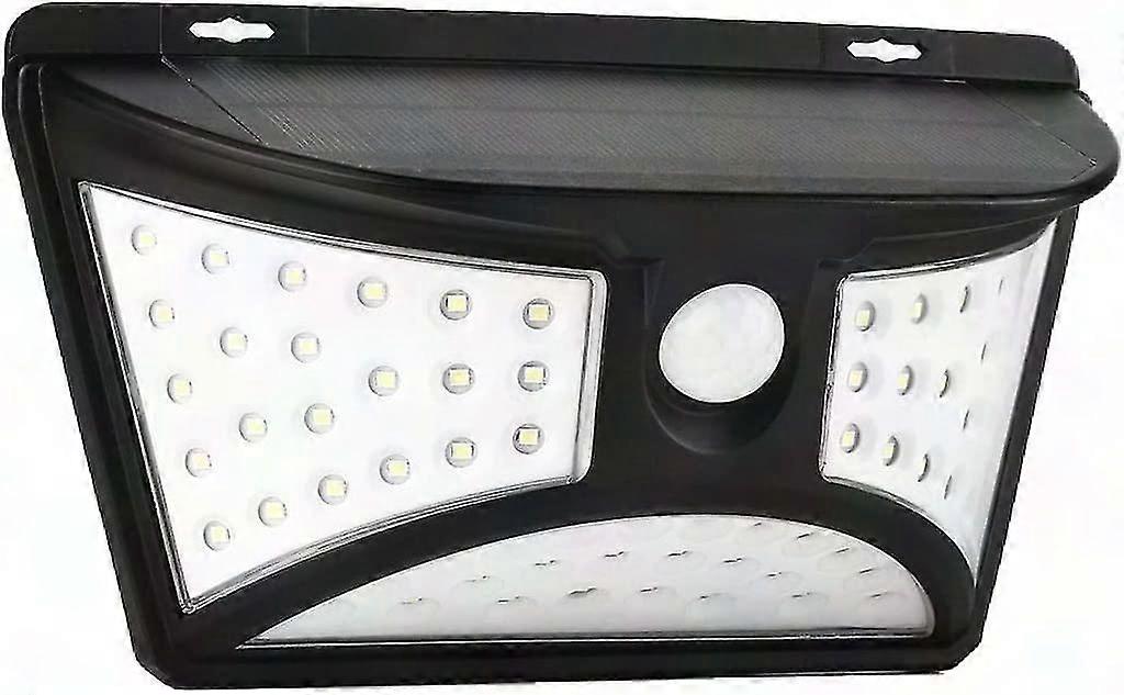 Solar Projector Wall Lamp Round Shape Powerful White LED Light with Motion Sensor