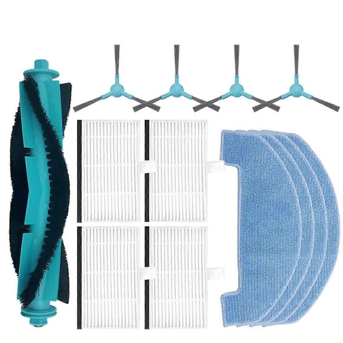 For Trouver E10, E20 / D10, T10 Lite Series Main Side Brush Filter Mop Cloth Parts