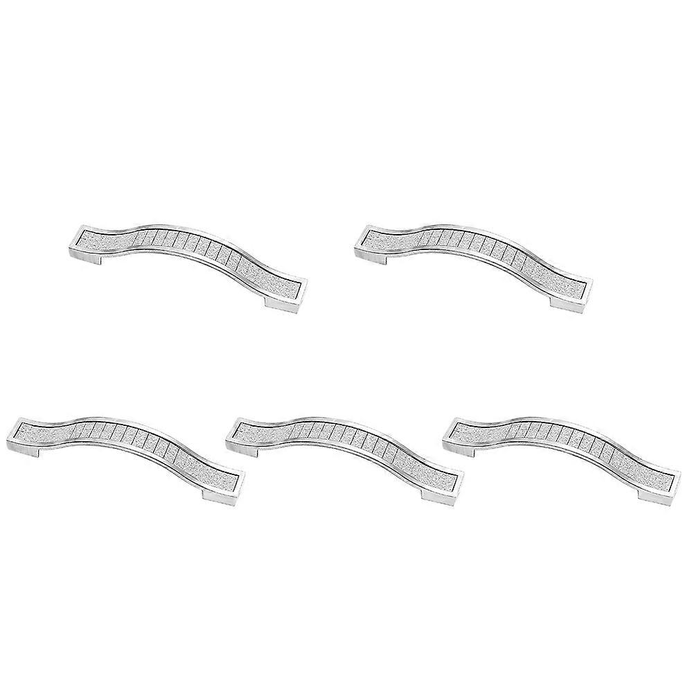 Drawers Pulls Round European Retro Style Alloy Crystal Drawer Handle Home Decoration 17.5X2.5cm Rust-Resistant 5Pcs