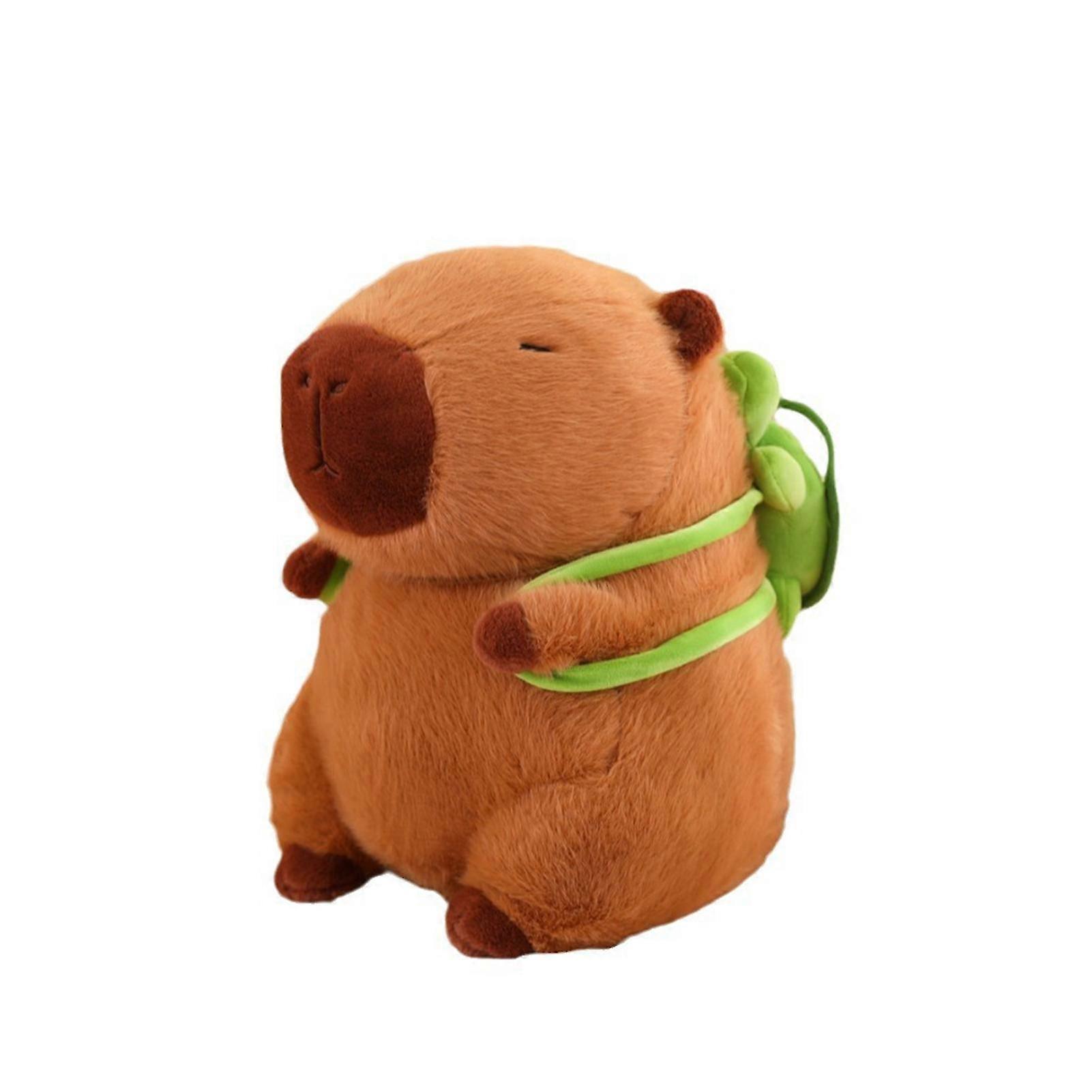 Detachable Turtles Backpack Capybaras Plush Toy Super Soft PP Cotton Hugging Doll Birthday Christmas Gift