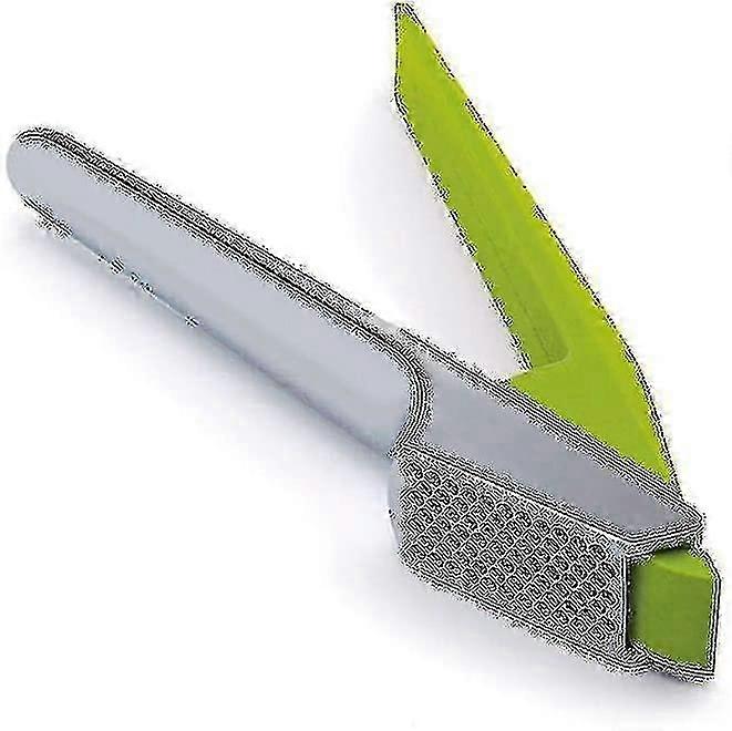 Ergonomic Garlic Press with Easy-to-Clean Material 3 x 19.3 x 4 cm Green