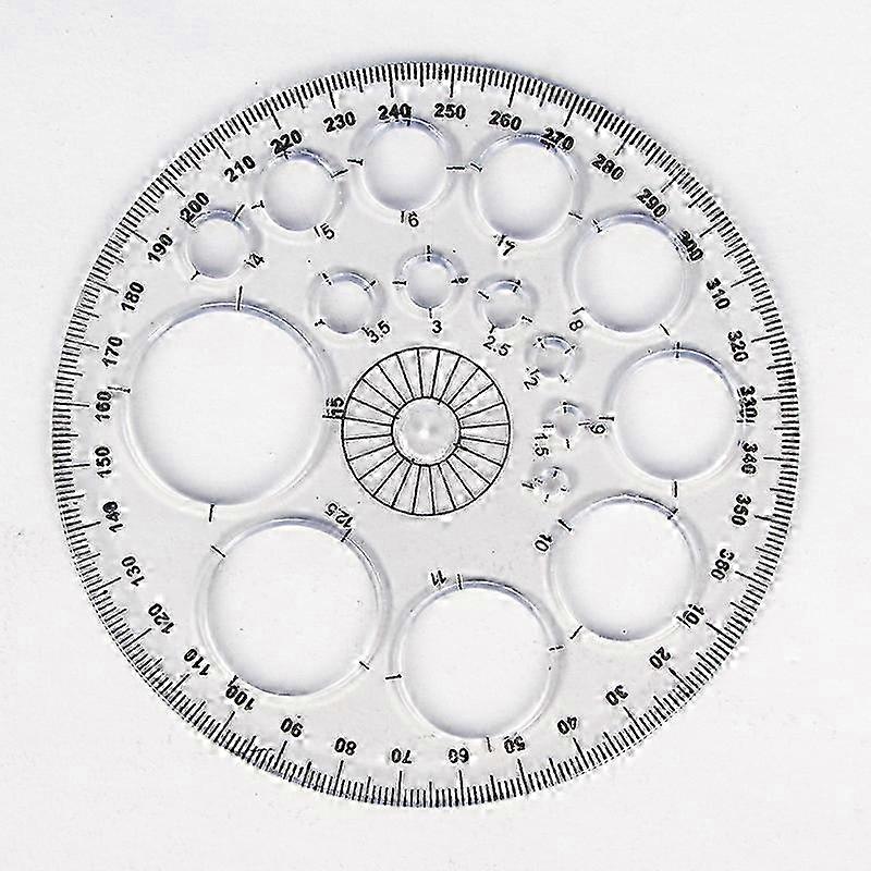 Multifunctional Geometric Ruler, Universal Ruler for Multifunctional Design, Geometric Drawing Model Measuring Tool