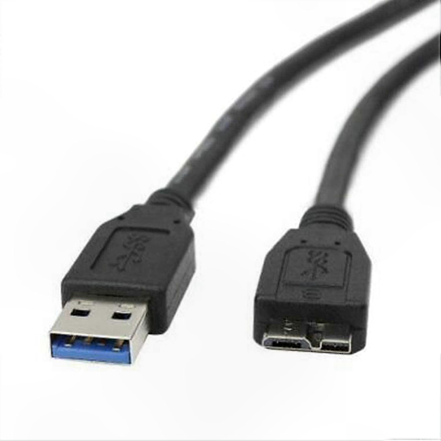 USB 3.0 A to Micro-B Cable for Portable Hard Drives, High-Speed Data Transfer, 2M Length, Compatible with Multiple Brands