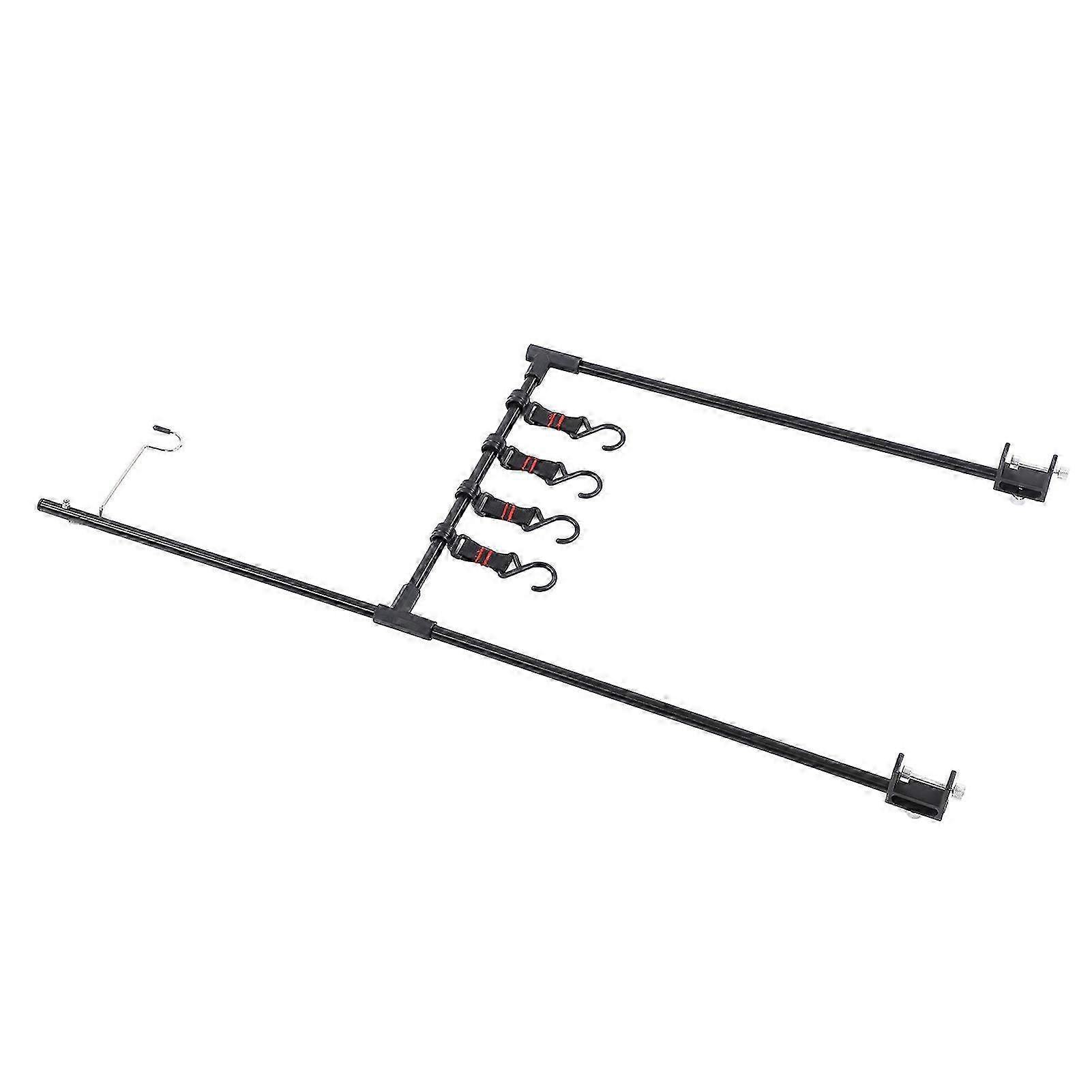 Folding Camping Shelf Desktop Storage Stand Rack Hanging Organizer With Light Hanger For Outdoor Bbq Picnic 2025