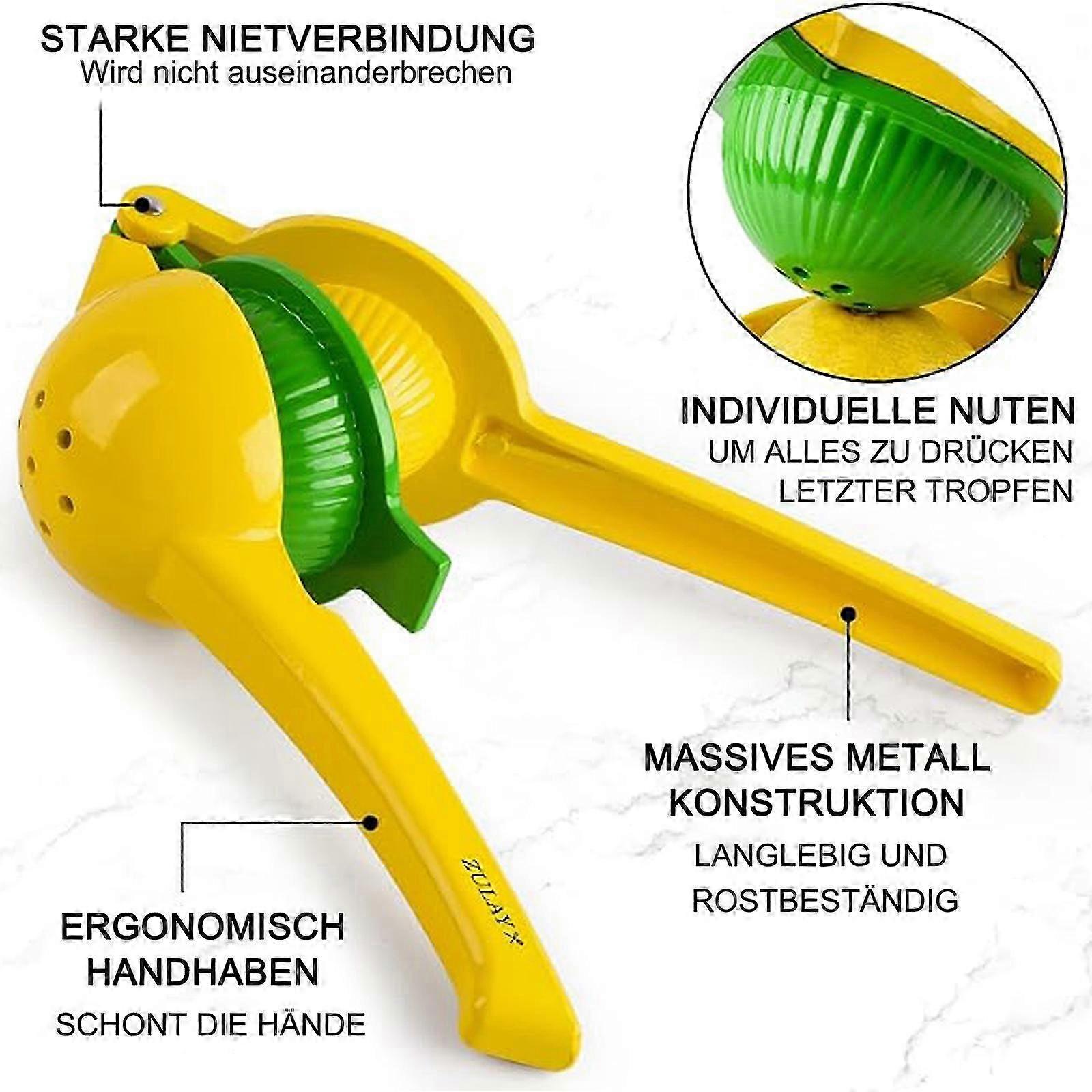 Durable Aluminum Manual Citrus Juicer - Lemon and Lime Squeezer 2025