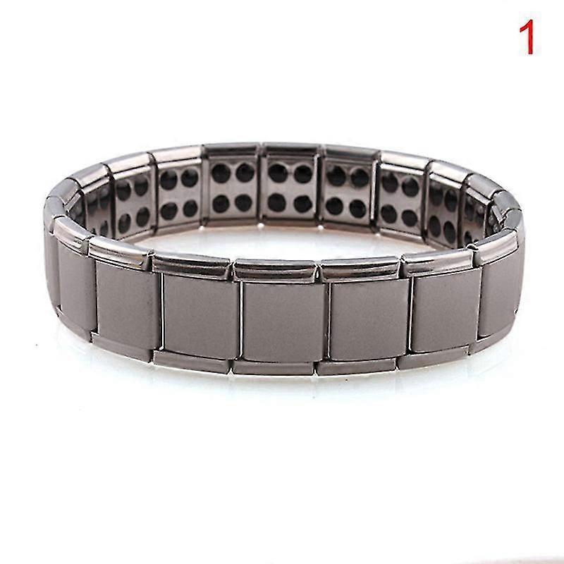 Titánová oceľ elastický elastický elastický náramok pre mužov Ženy Energy Health Bangle