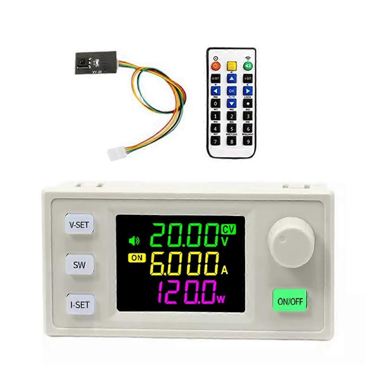 SK120X CNC DC Regulated Power Supply+IR Kit DC-DC Step Up/Down Bench 6-36V to 0-36V 120W USB Stabilized Converter