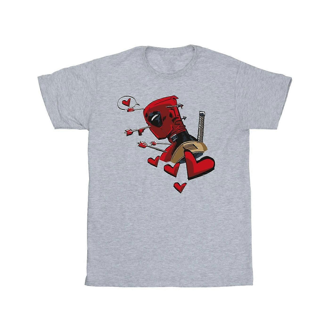 Marvel Bărbați Deadpool Love Arrow Tricou